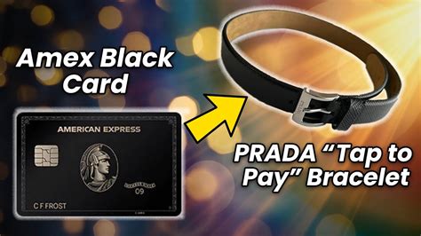 prada payment bracelet|Prada x amex.